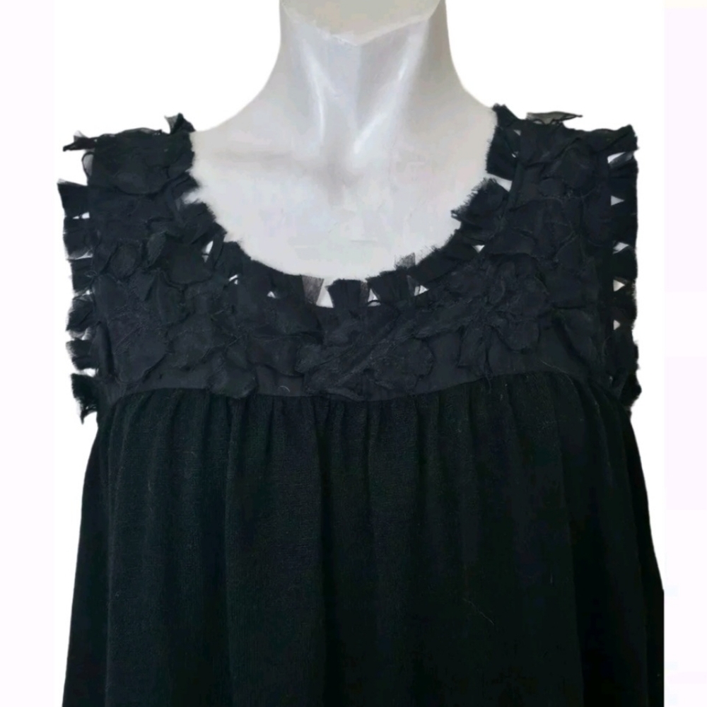 Development By ERICA Davies Black Wool Dress Size  L